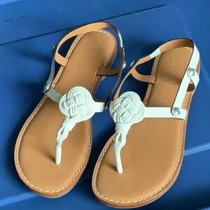 Brighton, Women’s Aiden Sandals, Size 7, Color Cream
